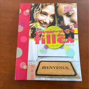 Bienvenue Kids Book with Pink and Red Cover